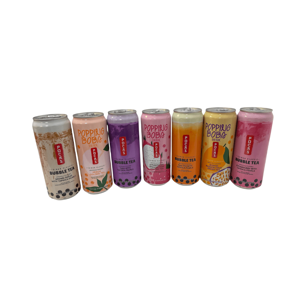 Pocas Taiwanese Bubble Tea with Tapioca Pearls - Choose Flavour - Xihaha Oriental Food & Gifts