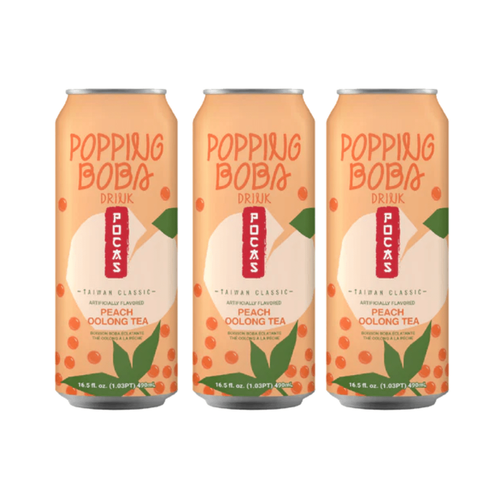 Pocas Taiwanese Bubble Tea with Tapioca Pearls - Choose Flavour - Xihaha Oriental Food & Gifts