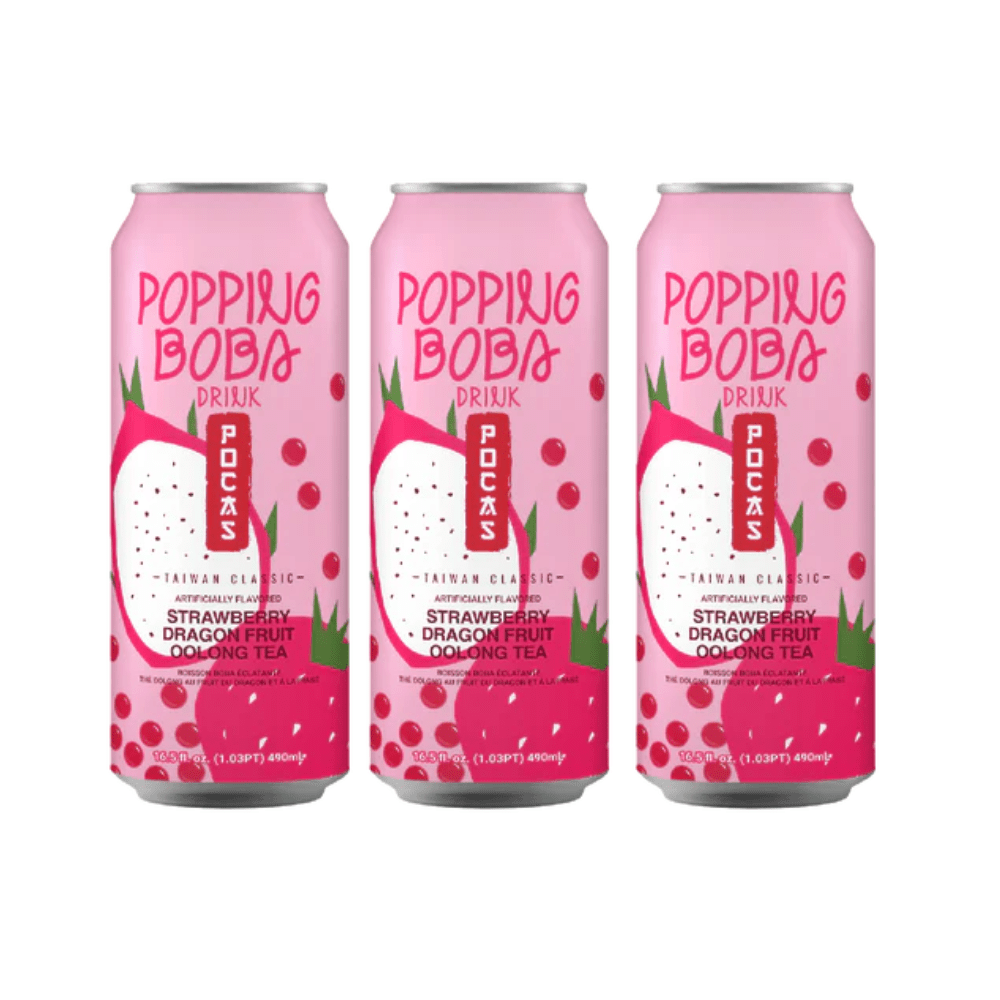 Pocas Taiwanese Bubble Tea with Tapioca Pearls - Choose Flavour - Xihaha Oriental Food & Gifts