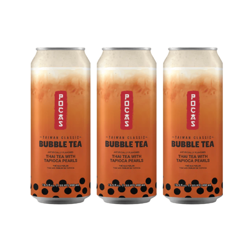 Pocas Taiwanese Bubble Tea with Tapioca Pearls - Choose Flavour - Xihaha Oriental Food & Gifts