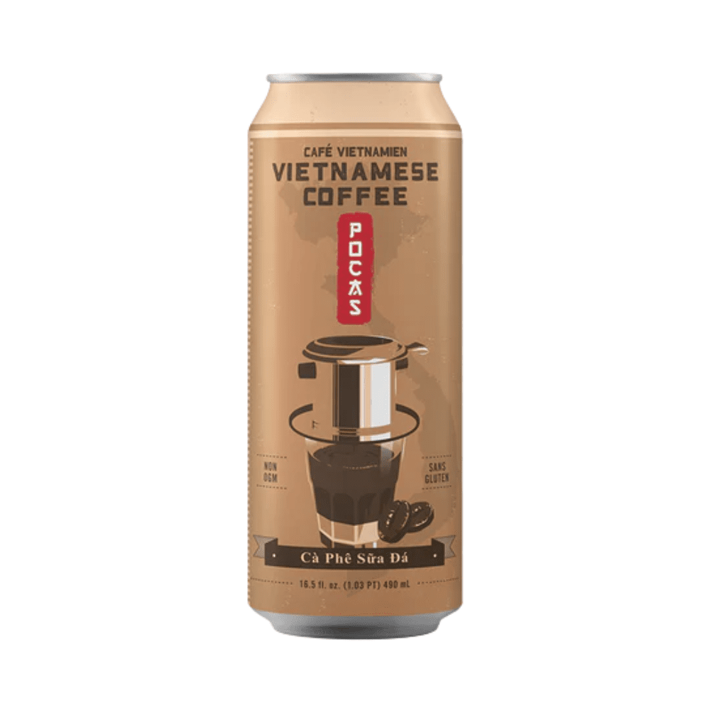 POCAS Vietnamese Coffee with Condensed Milk, Can Drink 490ml - Xihaha Oriental Food & Gifts