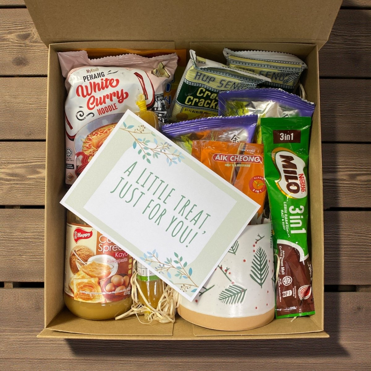 "Rasa Malaysia" Malaysian Afternoon Tea Hamper, Malaysia Gift Box, Kaya Coconut Spread, Teh Tarik, Asian Snack Gift - Xihaha Oriental Food & Gifts