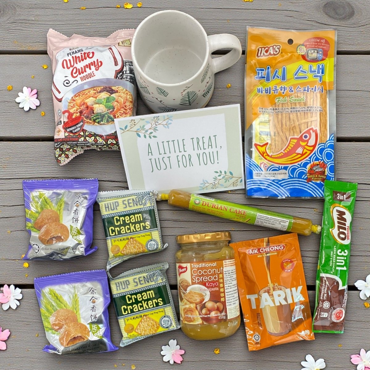 "Rasa Malaysia" Malaysian Afternoon Tea Hamper, Malaysia Gift Box, Kaya Coconut Spread, Teh Tarik, Asian Snack Gift - Xihaha Oriental Food & Gifts