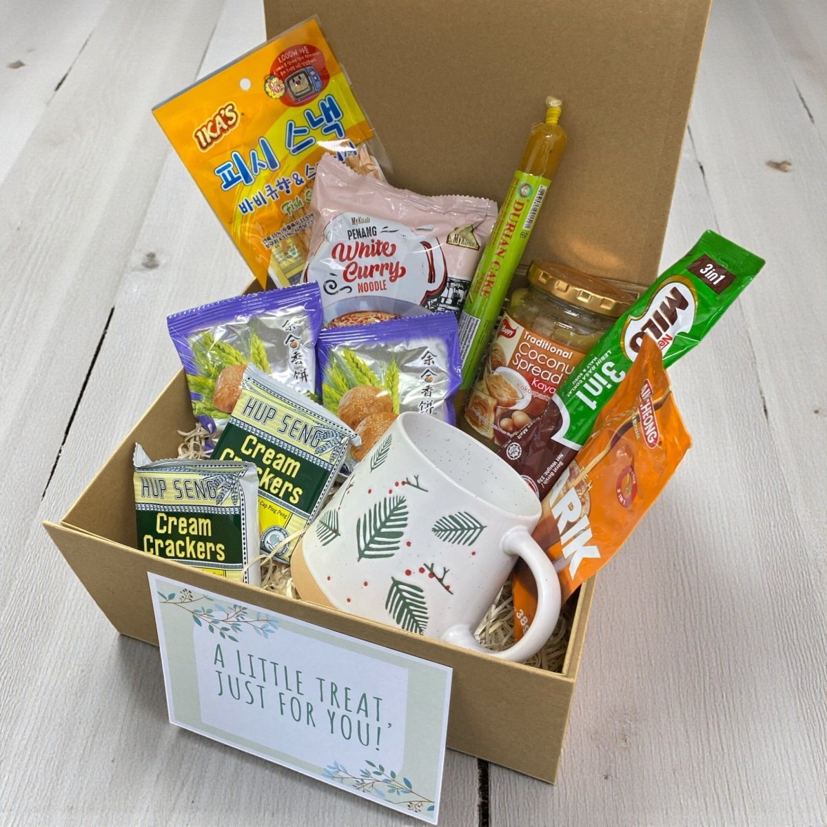 "Rasa Malaysia" Malaysian Afternoon Tea Hamper, Malaysia Gift Box, Kaya Coconut Spread, Teh Tarik, Asian Snack Gift - Xihaha Oriental Food & Gifts
