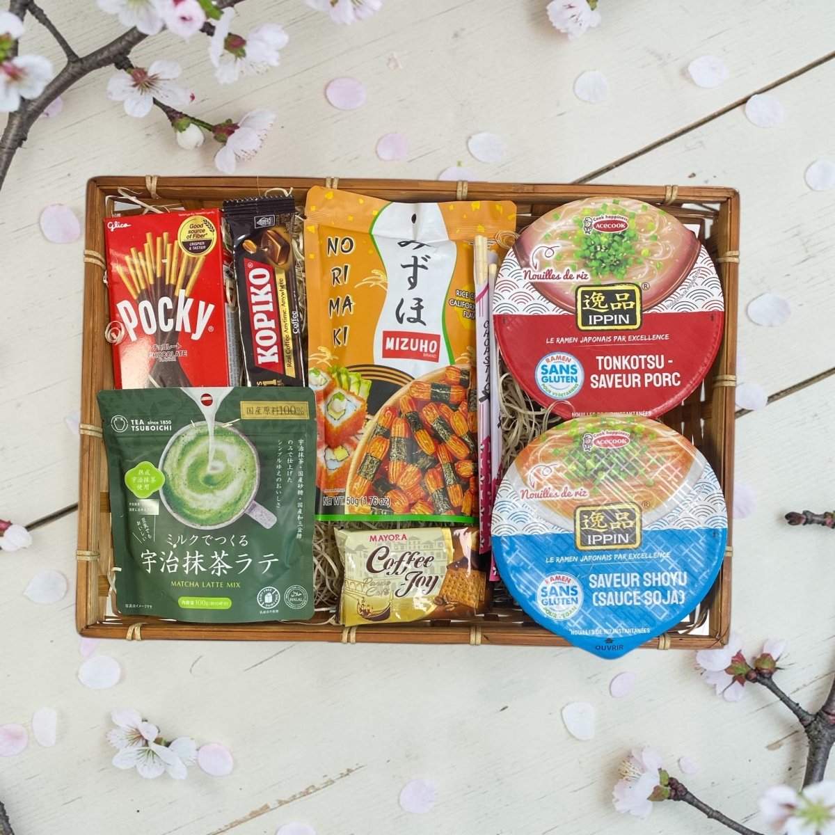 Recharge Break Box™ Asian Office Snack Hamper | Matcha & Noodle Gift | Study Care Package (Calm & Cozy Edition) - Xihaha Oriental Food & Gifts