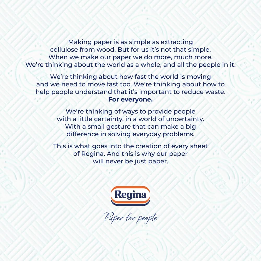 Regina Blitz Family Pack Kitchen Roll | Triple Layer Household Towel | Pure Cellulose Paper | FSC Certified | Available in 210, 420 & 840 Sheet Packs - Xihaha Oriental Food & Gifts