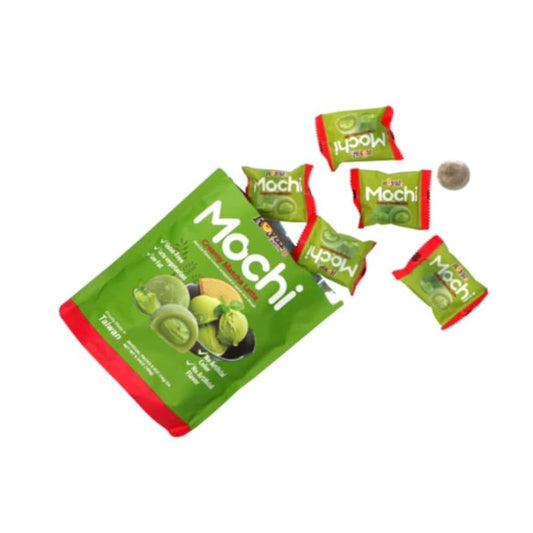 Royal Family Creamy Matcha Latte Mochi 180g – Gluten Free Sweet Rice Cakes (12 Pieces) - Xihaha Oriental Food & Gifts
