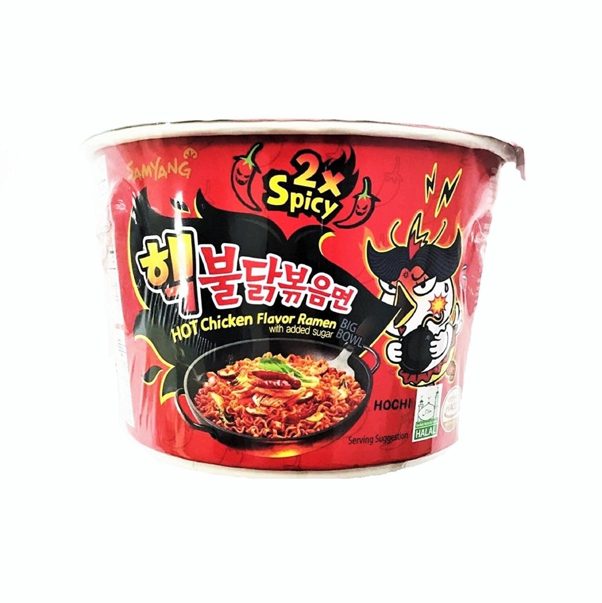Samyang Buldak Noodles Big Bowl Ramen - Topokki, Habanero Lime, Jjajang - Xihaha Limited