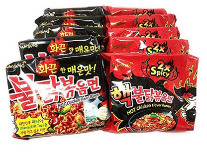 Samyang Hot Chicken Ramen Noodles Halal 5 Packs - Choose Flavour - Xihaha Limited