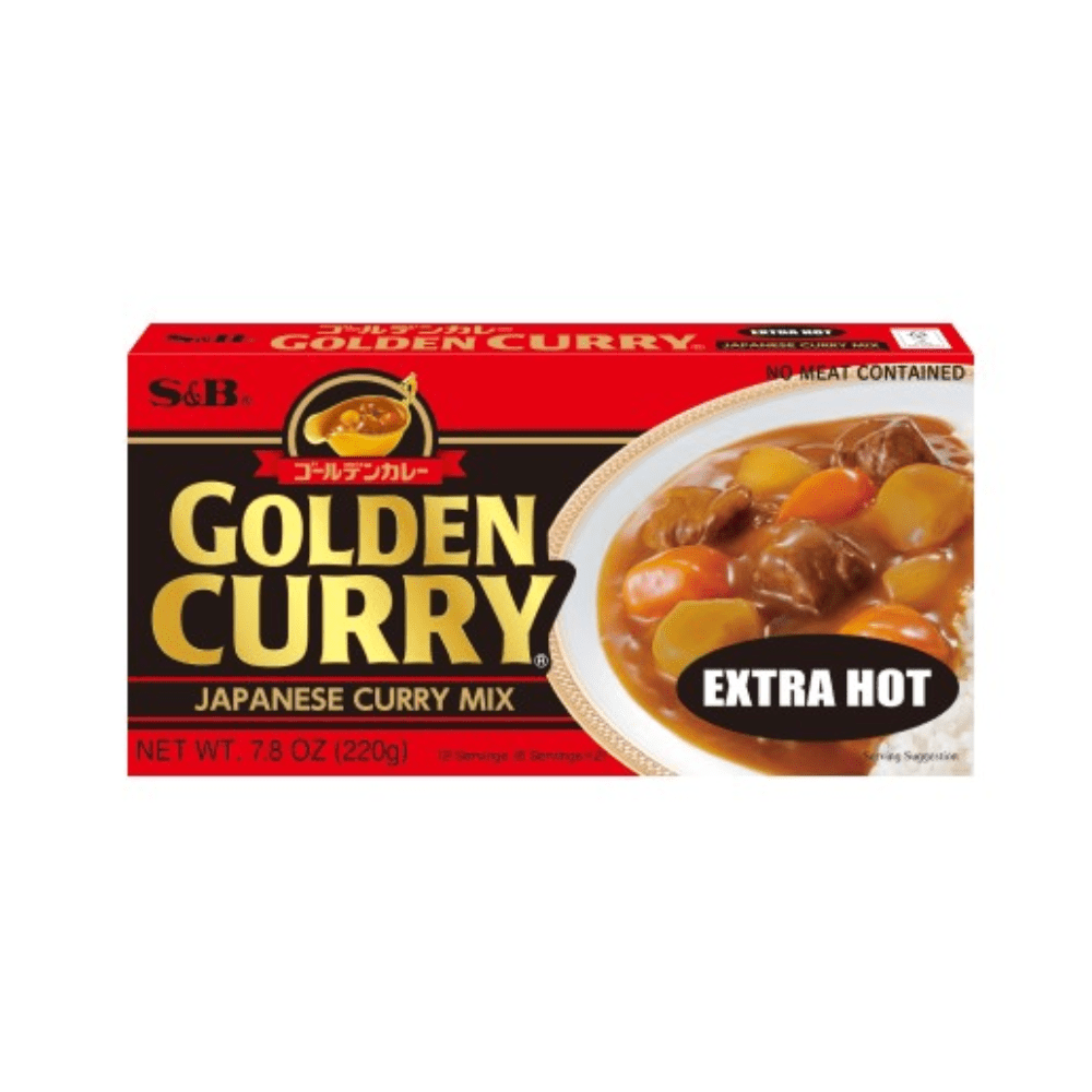 S&B Golden Curry Sauce Mix Extra Hot 220g - Xihaha Limited