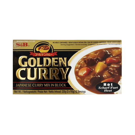 S&B Golden Japanese Curry Hot 220g - Xihaha Limited