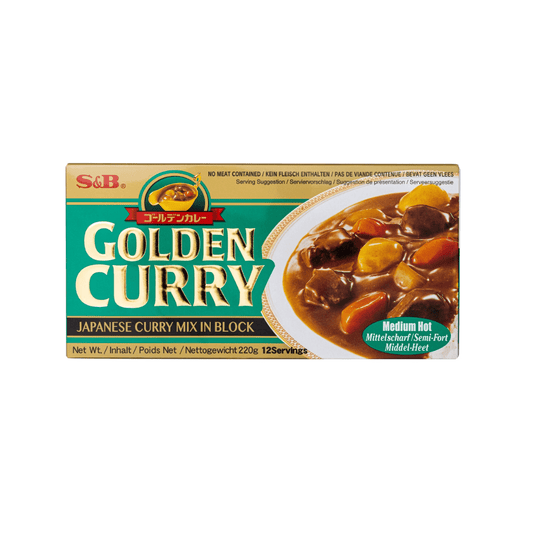 S&B Golden Japanese Curry Medium Hot 220g - Xihaha Limited
