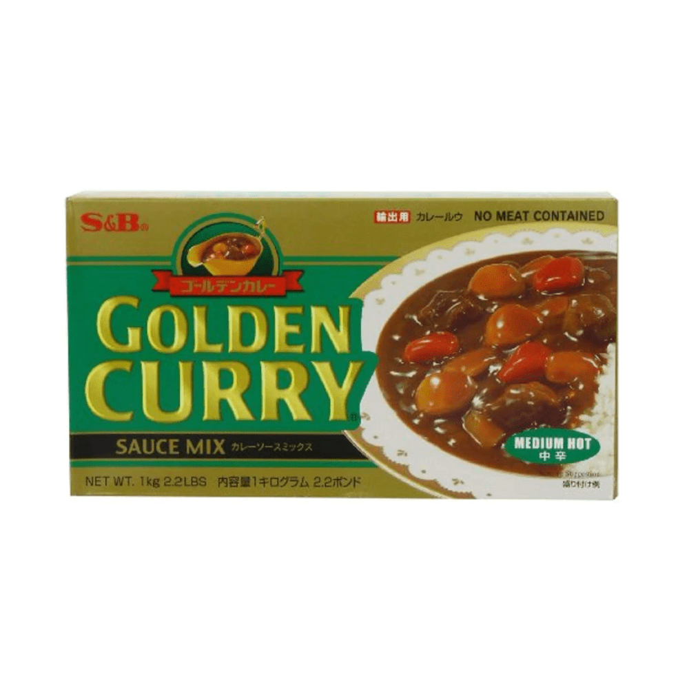 S&B Golden Japanese Curry Medium Hot Big Pack 1kg Catering / Large Family Size - Xihaha Limited