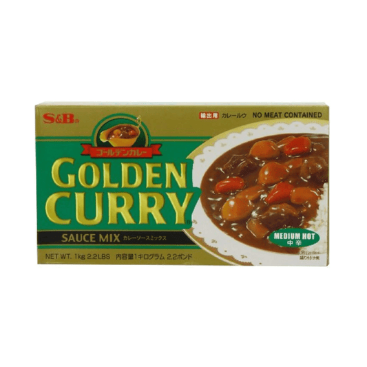 S&B Golden Japanese Curry Medium Hot Big Pack 1kg Catering / Large Family Size - Xihaha Limited