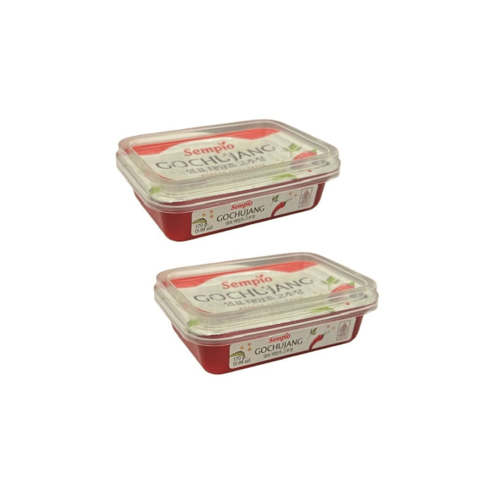 Sempio Gochujang Korean Chilli Paste (Vegan) 170g – Pack of 2 (340g) – Traditional Fermented Red Pepper Paste - Xihaha Oriental Food & Gifts