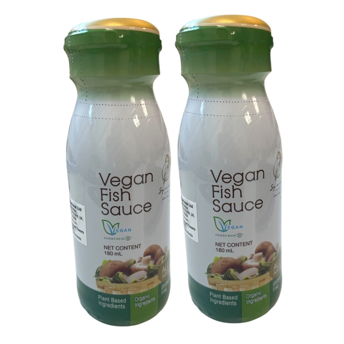 Squid Brand Vegan Fish Sauce 180ml x 2 packs | Gluten Free Plant Based - Xihaha Oriental Food & Gifts