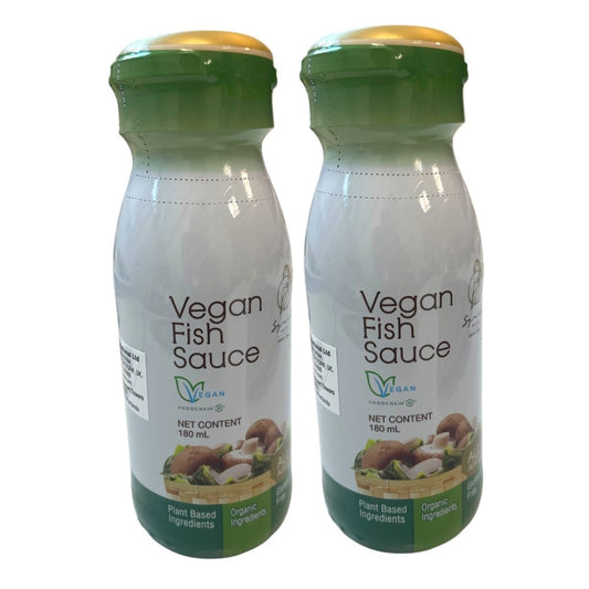 Squid Brand Vegan Fish Sauce 180ml x 2 packs | Gluten Free Plant Based - Xihaha Oriental Food & Gifts