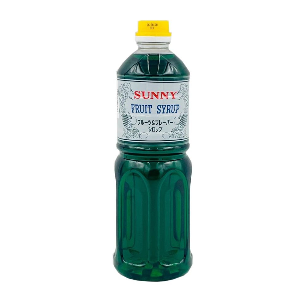 Sunny Melon Flavour Syrup 1L | Japanese Melon Drink Syrup Concentrate | Café & Bubble Tea Syrup | Dilute 1:4 | Makes Refreshing Fruit Drinks - Xihaha Oriental Food & Gifts