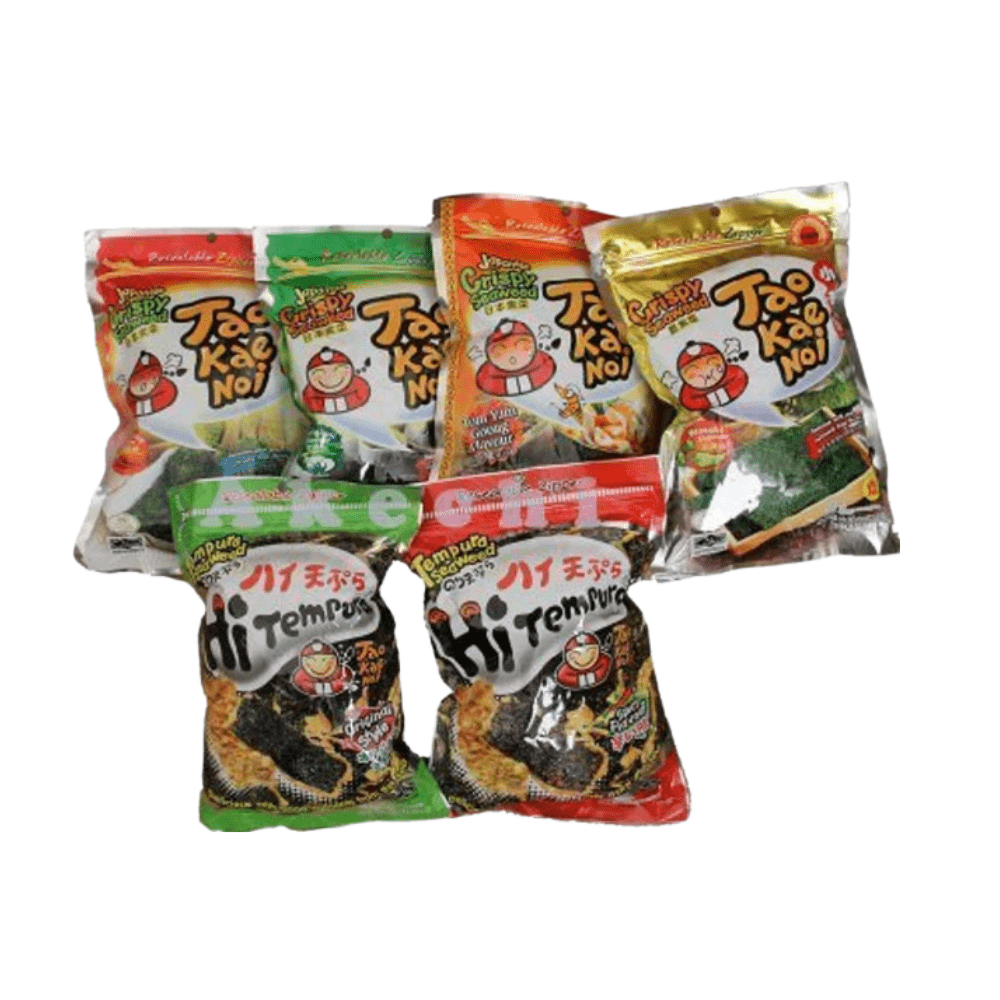 Tao Kae Noi Japanese Crispy Seaweed Bundle(Pack of 6) – Xihaha Oriental ...