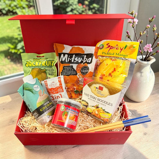 Thai Snack Food Gift Box – Taste of Thailand Night In Hamper - Xihaha Oriental Food & Gifts