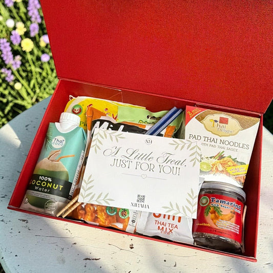 Thai Snack Food Gift Box – Taste of Thailand Night In Hamper - Xihaha Oriental Food & Gifts