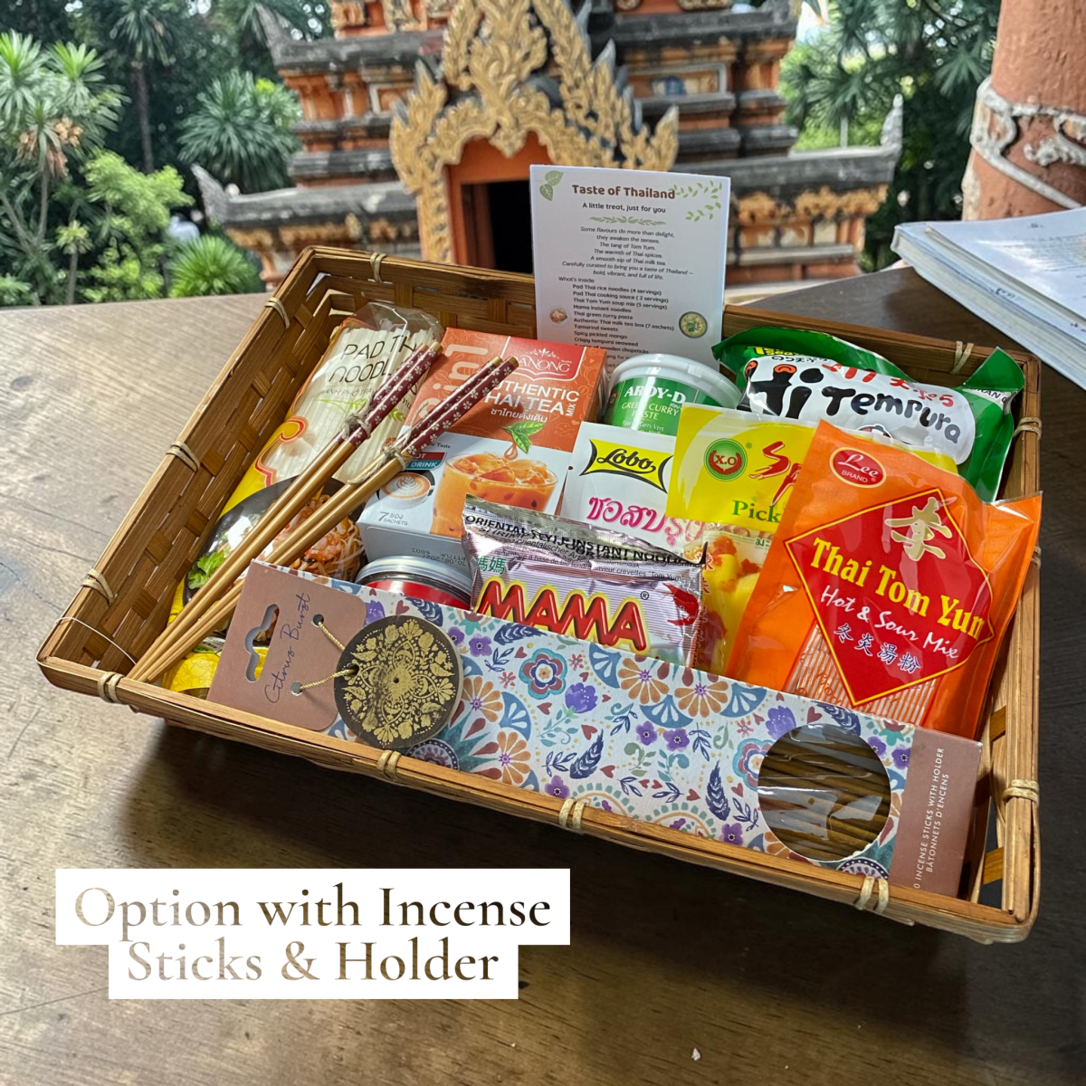 Thai Street Food Discovery Hamper | Thai Noodles, Snacks & Thai Tea Gift Box | Asian Food Gift Set | Housewarming Gift | Foodie Gift - Xihaha Oriental Food & Gifts
