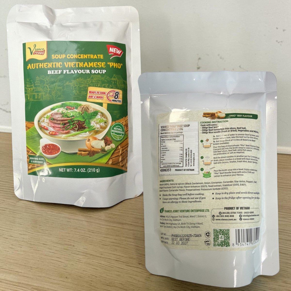 Vietnamese Pho Gift Hamper – Authentic Pho Noodle Kit with Chicken & Beef Broth - Xihaha Oriental Food & Gifts