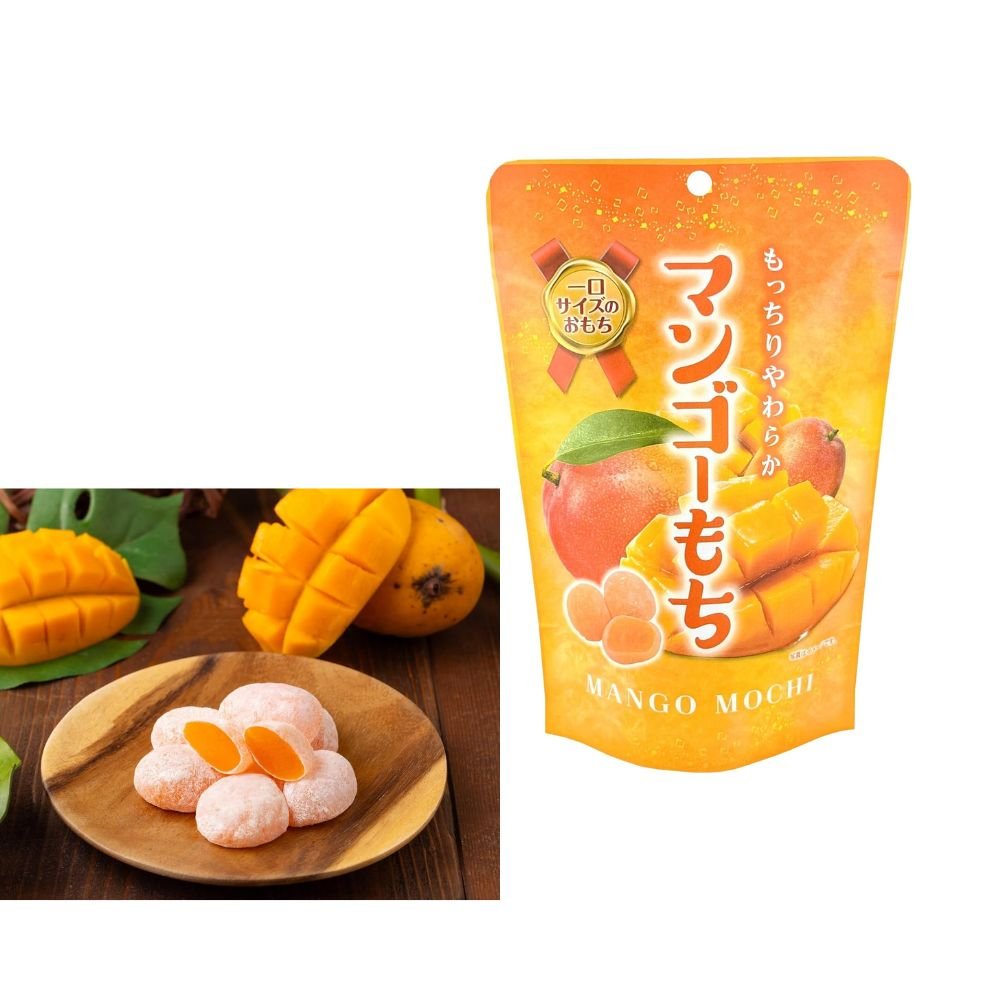 Wagashi Food Seiki Fruit Mochi Rice Cakes 130g | Melon | Strawberry | Peach | Grape | Mango - Xihaha Oriental Food & Gifts