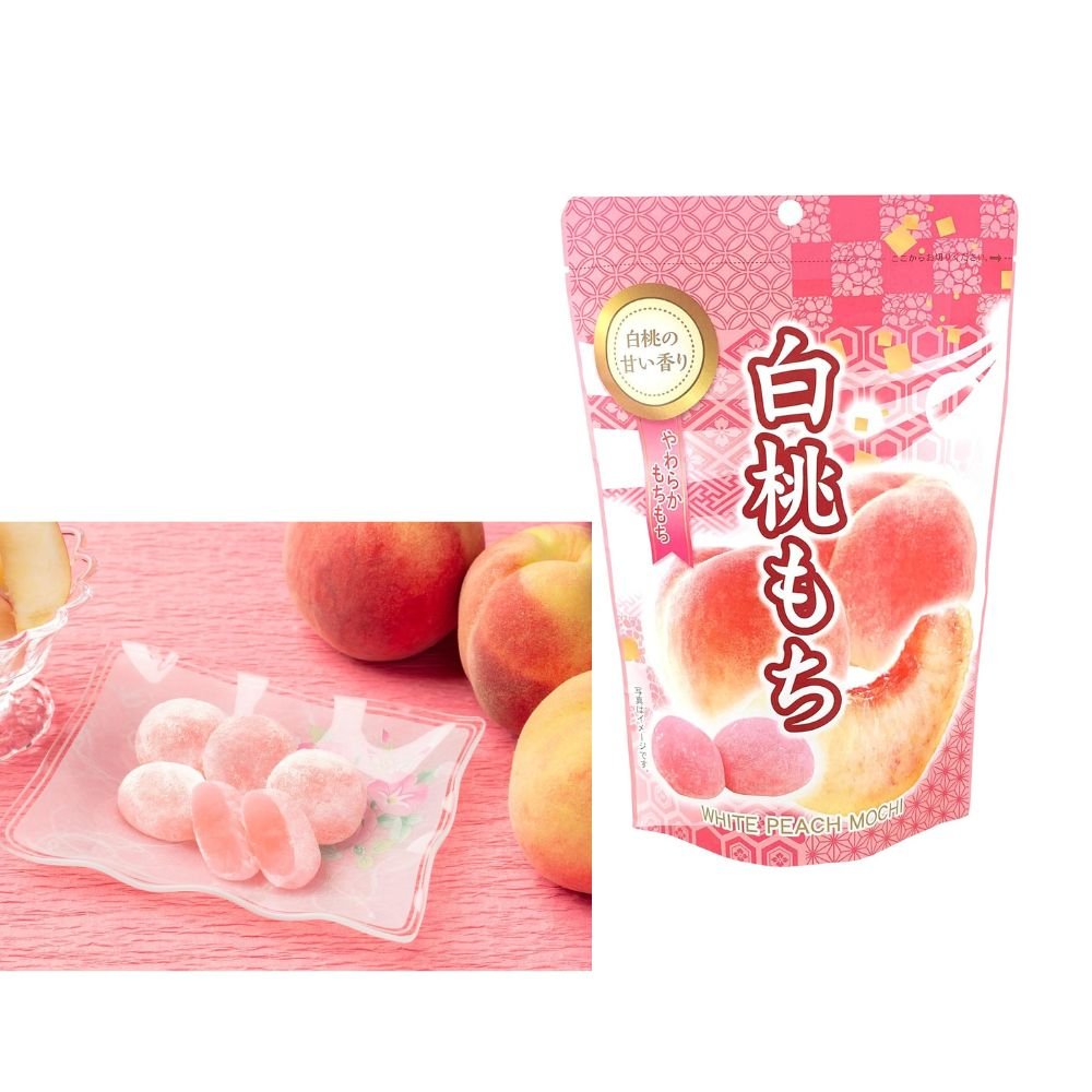 Wagashi Food Seiki Fruit Mochi Rice Cakes 130g | Melon | Strawberry | Peach | Grape | Mango - Xihaha Oriental Food & Gifts