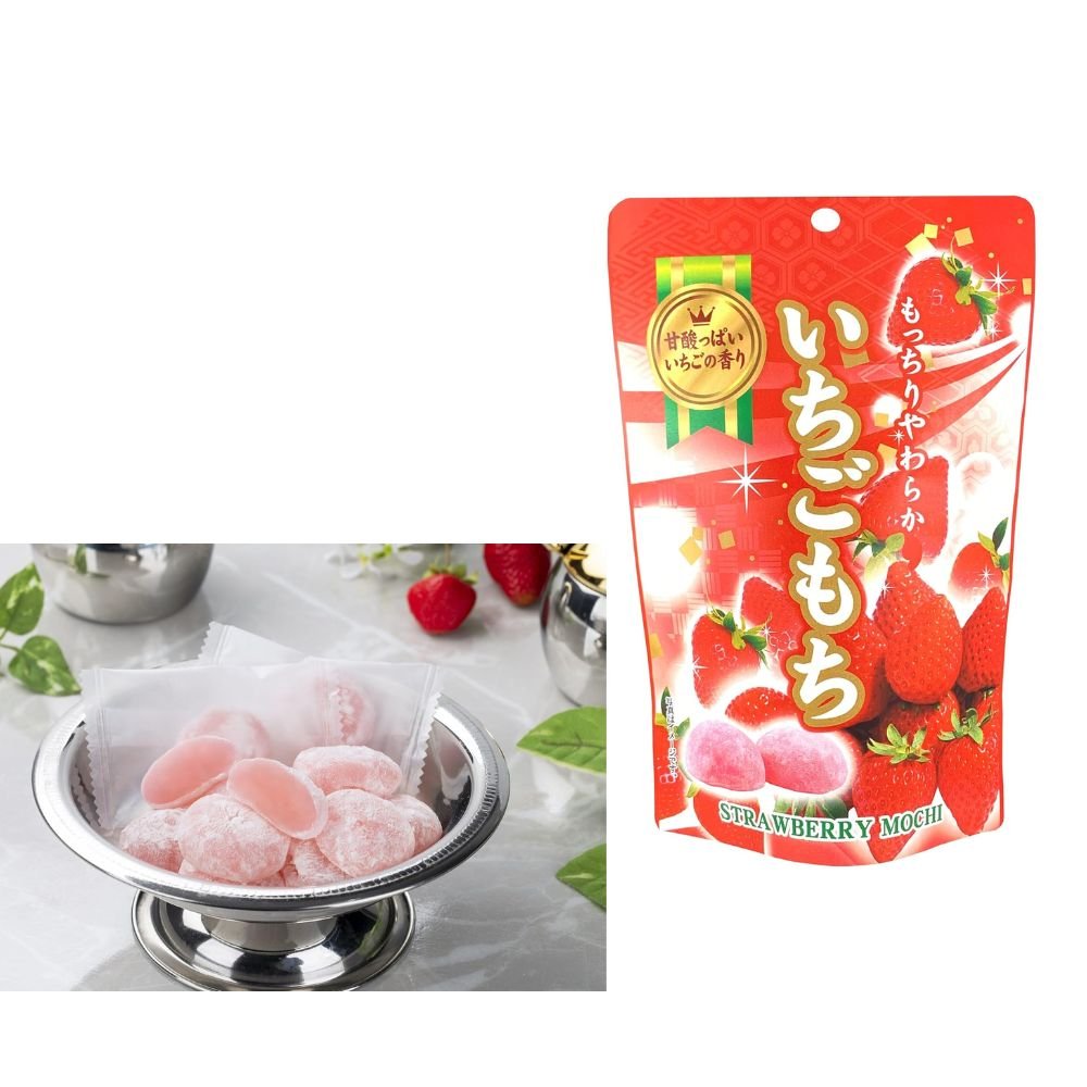 Wagashi Food Seiki Fruit Mochi Rice Cakes 130g | Melon | Strawberry | Peach | Grape | Mango - Xihaha Oriental Food & Gifts