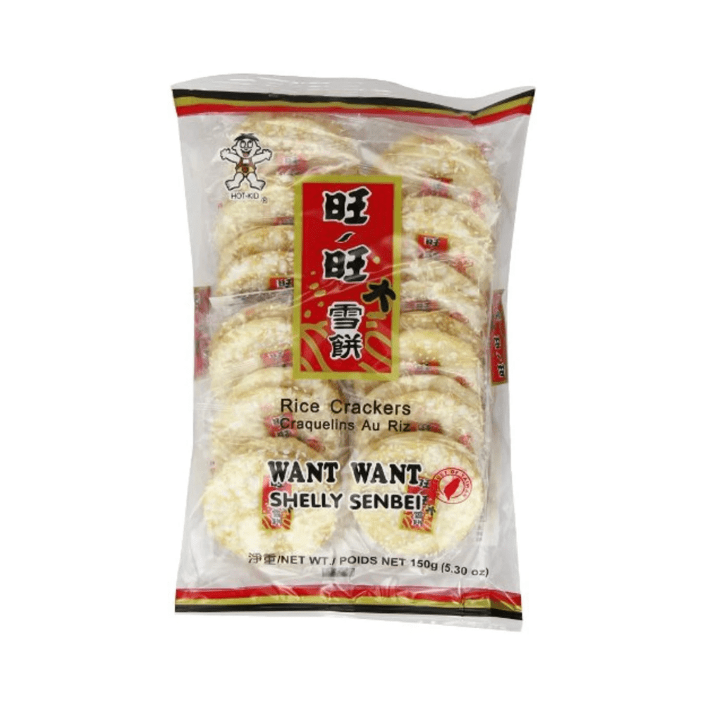 Want Want Big Shelly Shenbei Snowy Crispy Rice Cracker 150g - Xihaha Oriental Food & Gifts