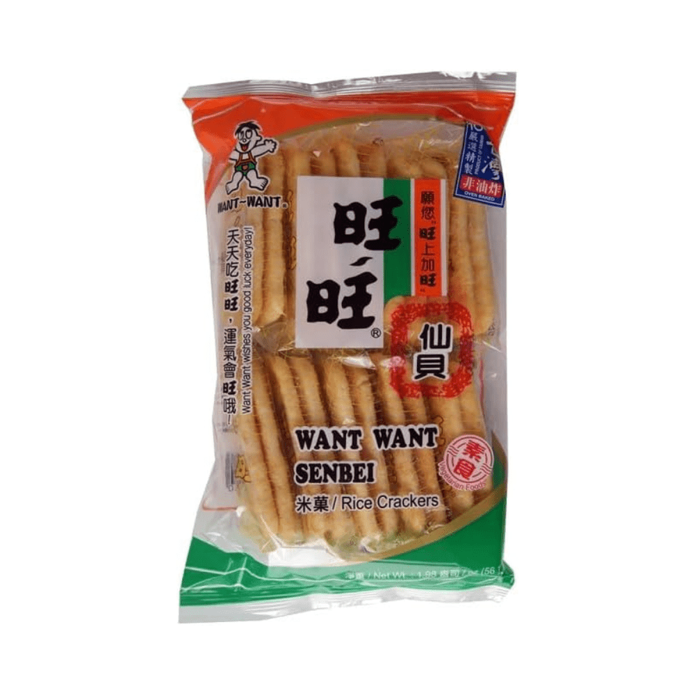 Want Want Senbei Taiwan Rice Crackers 56g - Xihaha Oriental Food & Gifts