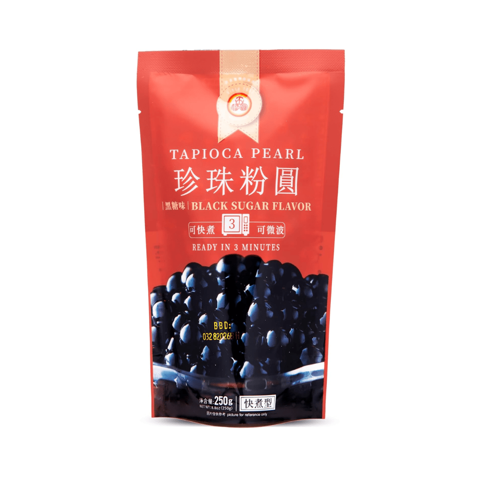 Wufuyuan Black Tapioca Pearl 250g - Xihaha Limited