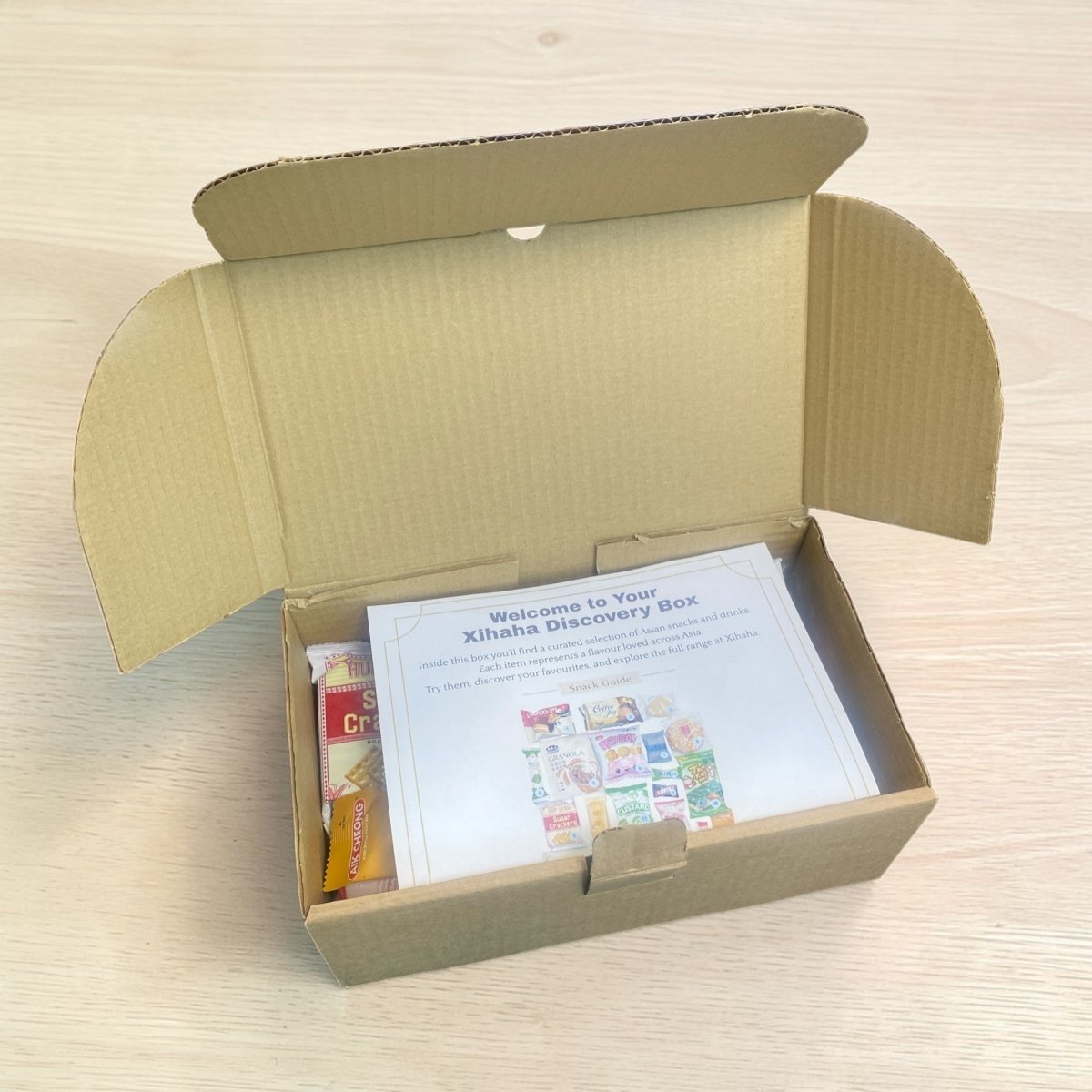 Xihaha Asian Snack Discovery Box – 22 Snacks & Drinks Tasting Selection - Xihaha Oriental Food & Gifts