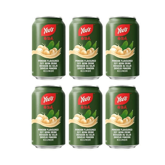 Yeo's Pandan Soy Bean Drink 300ml (Pack of 6) - Xihaha Oriental Food & Gifts