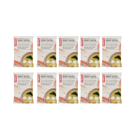 Yutaka Instant Miso Soup with Topping 7.5g 10 Serving | Bonito | Vegan | Mixed - Xihaha Oriental Food & Gifts