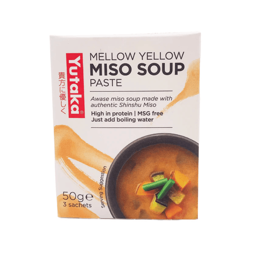 Yutaka Mellow Yellow Awase Instant Miso Soup Paste 3 Sachets 50g x 3 packs - Xihaha Oriental Food & Gifts