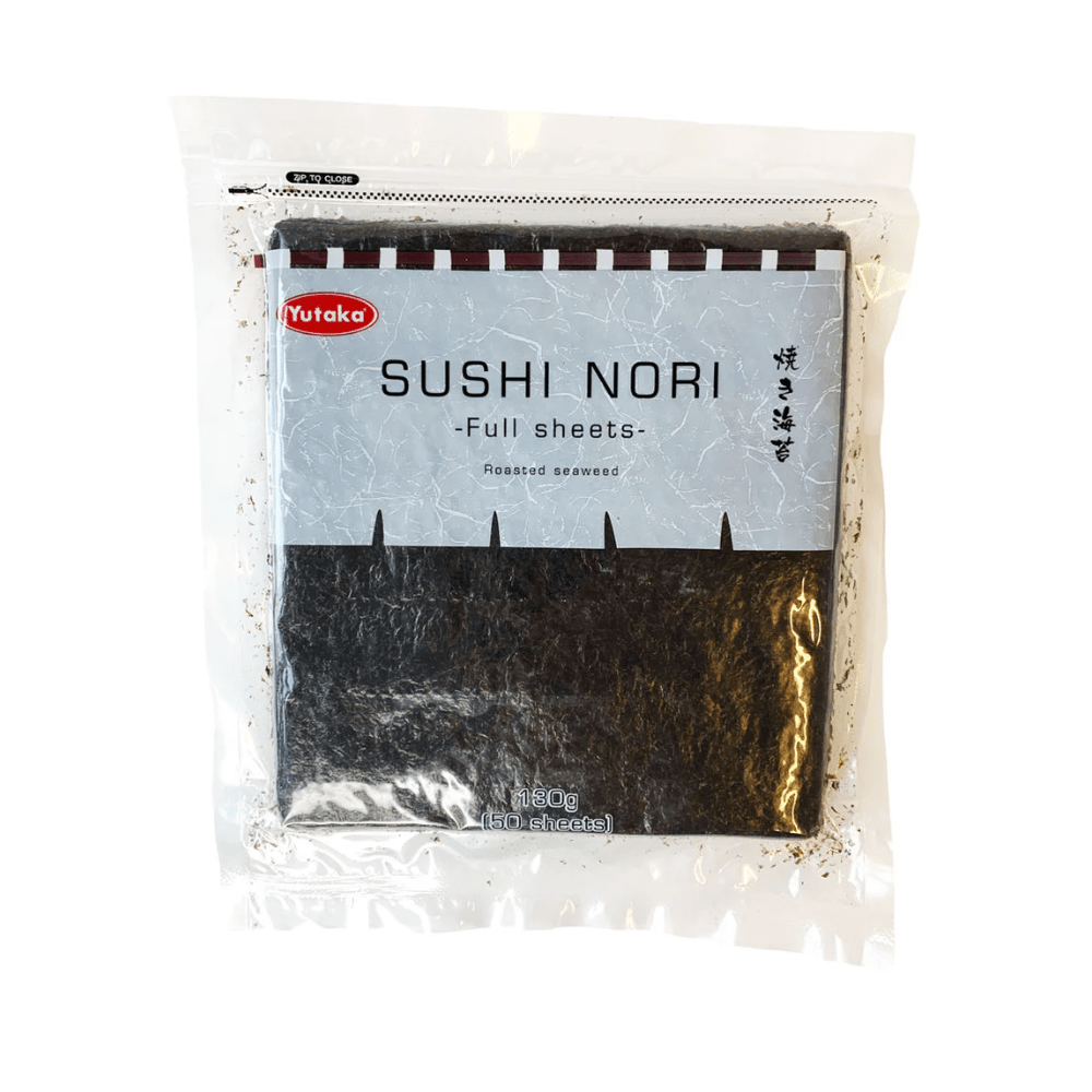 Yutaka Sushi Nori Full Sheets Seaweed (50 Sheets) 130g - Xihaha Limited